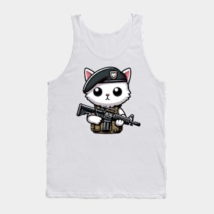 Tactical Cat Tank Top